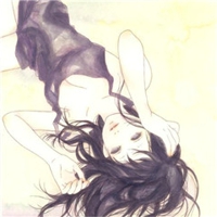 头像女手绘卡通