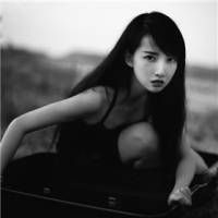 qq黑白字体伤感头像