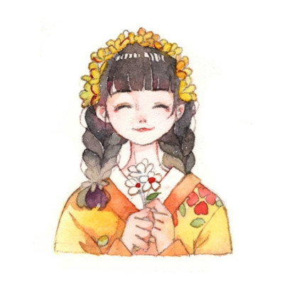 头像女背景图片