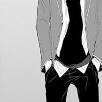 黑暗帅气动漫男生头像