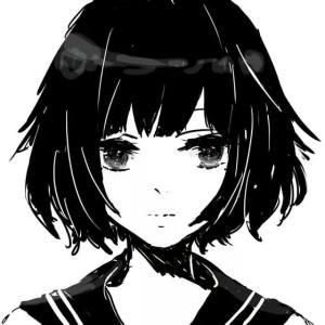 黑色系冷淡风头像女