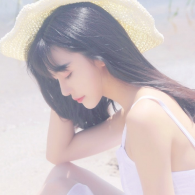 背景女头像