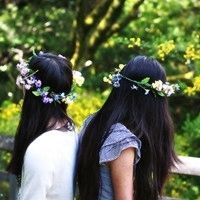 禅意头像女子静心