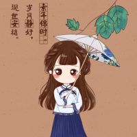 女生头像可爱动漫