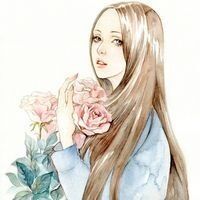 电竞动漫头像戴耳机女