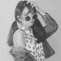 女生紫色系头像图片