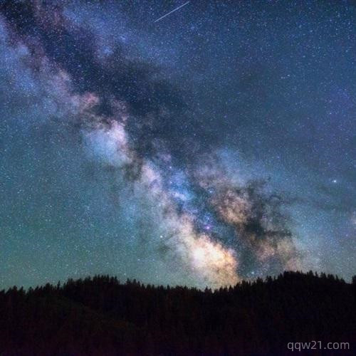 微信头像风景唯美星空