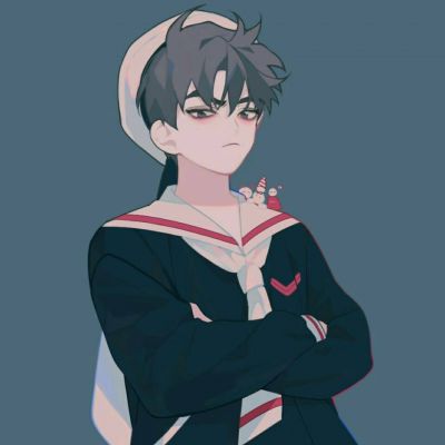 群头像三人卡通搞笑