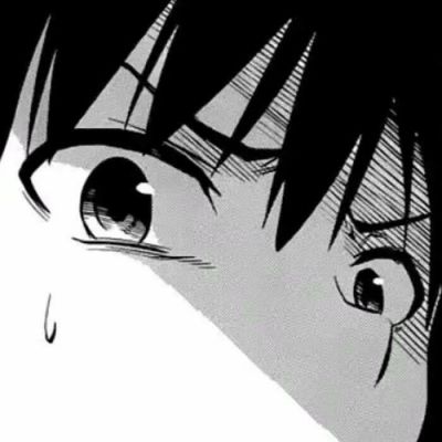 动漫头像黑白男生