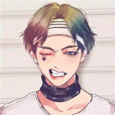 头像卡通男极简