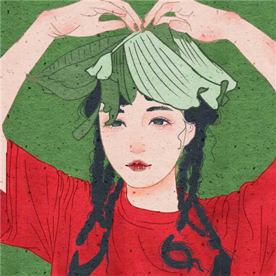 手绘头像高清版女