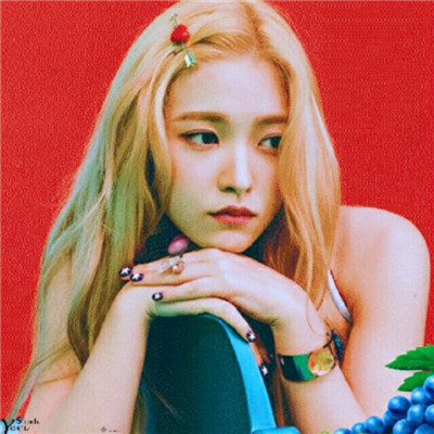 好看的头像图片女手机挡脸