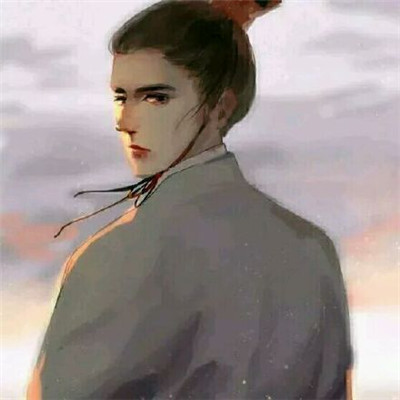 男头像ins高级质感背影动漫