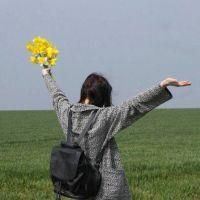qq头像女生带花