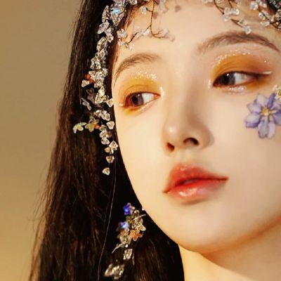 好看女生头像图片挡脸