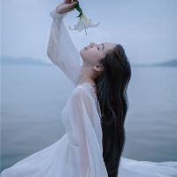 网络女神头像水印