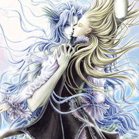 百合唯美的动漫头像